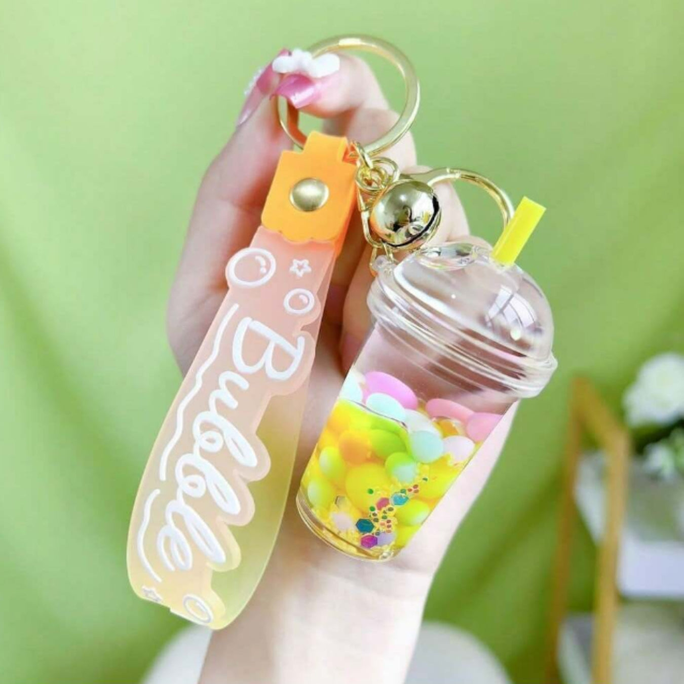 Bubble Milk Tea Keychain