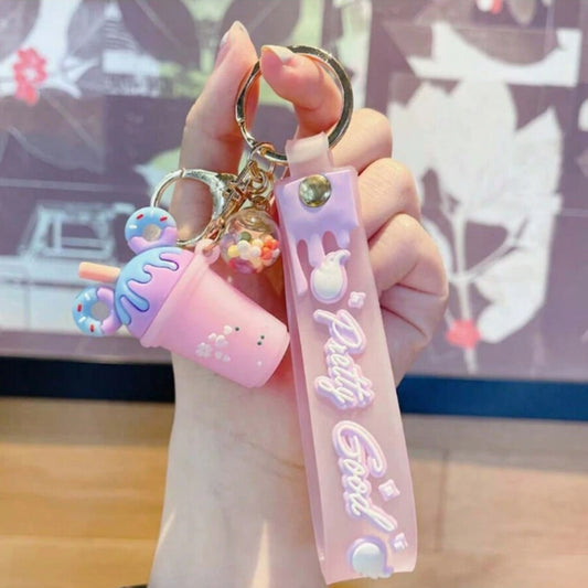 Purple Milk Tea Keychain