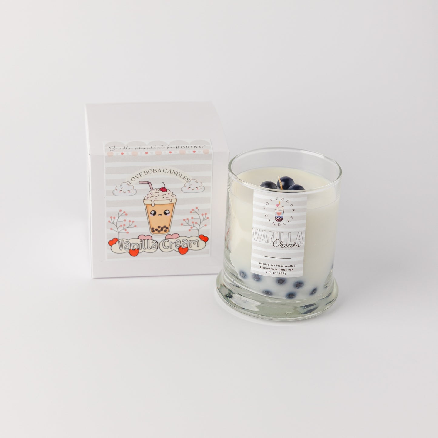 Vanilla Cream Boba Candle