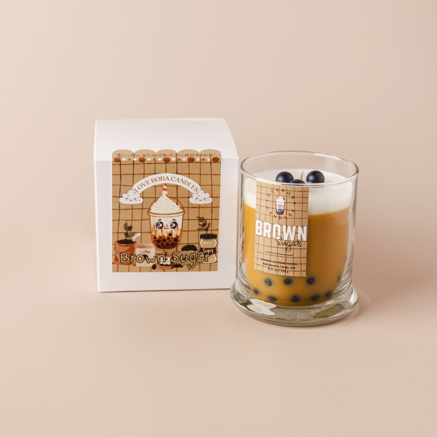 Brown Sugar Boba Candle