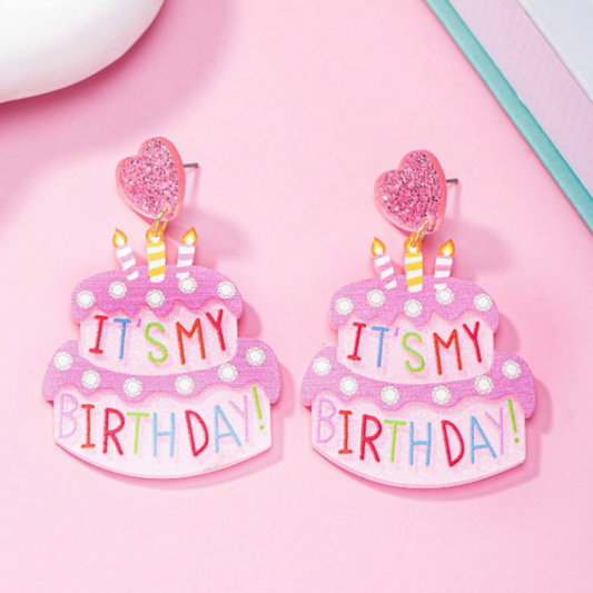 Birthday Cake Earrings