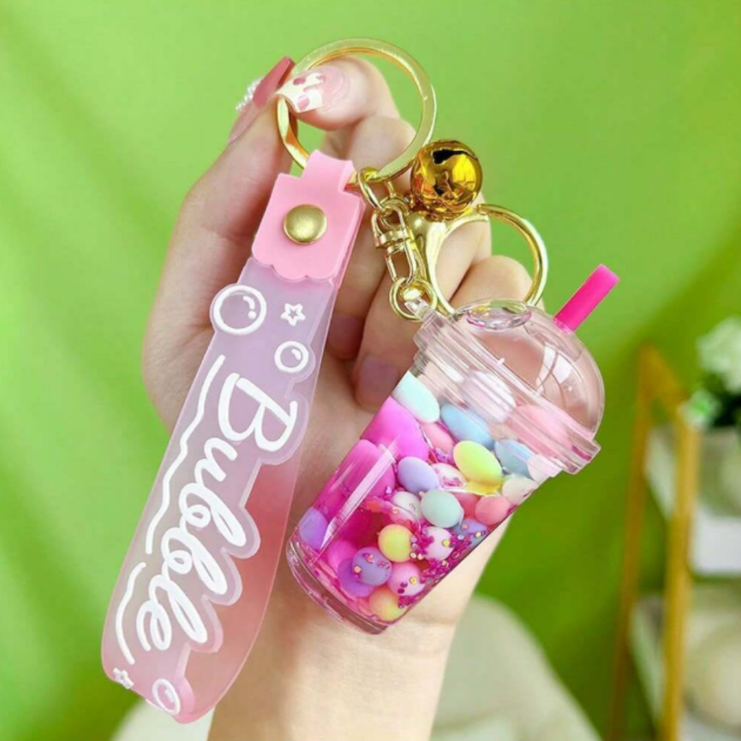 Bubble Milk Tea Keychain